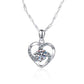 Bianca Moissanite Necklace whitegold