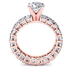 Blossom Round Diamond Bridal Set (Lab Grown Igi Cert) rosegold