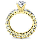 Blossom Round Diamond Bridal Set (Lab Grown Igi Cert) yellowgold