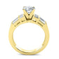 Bluebell Round Diamond Bridal Set (Lab Grown Igi Cert) yellowgold