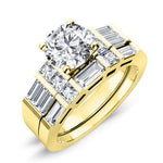 Bluebell Diamond Matching Band Only (engagement Ring Not Included) For Ring With Round Center yellowgold