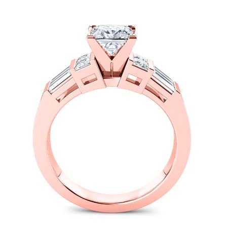 Bluebell Princess Diamond Bridal Set (Lab Grown Igi Cert) rosegold