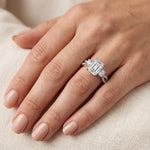Bottlebrush - GIA Natural Emerald Diamond Engagement Ring