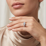 Bottlebrush - GIA Natural Round Diamond Engagement Ring