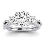 Bottlebrush Lab Diamond Matching Band For Round Center(Band Only. Engagement Ring Not Included) - BeverlyDiamonds