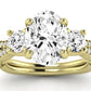 Bottlebrush - GIA Certified Oval Diamond Engagement Ring