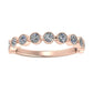 Briallen Round Millgrain Trendy Moissanite Wedding Ring rosegold