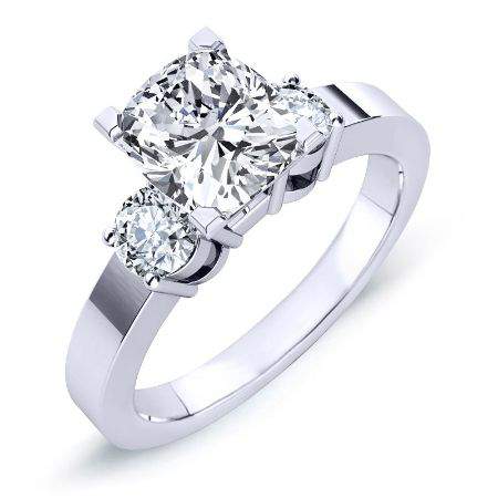 2.00 ct - Briar Rose - GIA Natural Cushion Diamond Engagement Ring