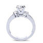 Briar Rose - GIA Natural Round Diamond Bridal Set - BeverlyDiamonds