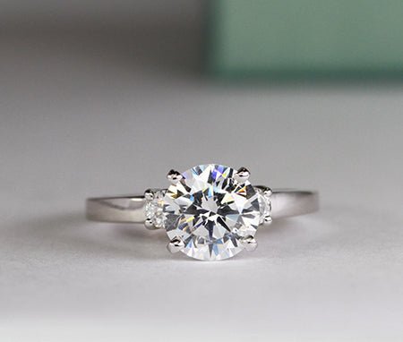 Briar Rose - Princess Diamond Engagement Ring - BeverlyDiamonds