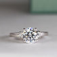 Briar Rose - Round Lab Diamond Engagement Ring (IGI Certified) - BeverlyDiamonds