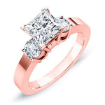 Briarrose Lab Diamond Matching Band For Princess Center(Band Only. Engagement Ring Not Included) - BeverlyDiamonds