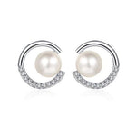Brynlee Lab Diamond & Pearl Earrings - BeverlyDiamonds