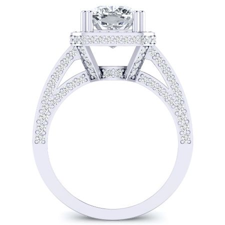 Buttercup - Cushion Lab Diamond Engagement Ring (IGI Certified) - BeverlyDiamonds