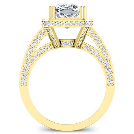 Buttercup - Cushion Lab Diamond Engagement Ring (IGI Certified) - BeverlyDiamonds