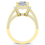 Buttercup - Cushion Moissanite Bridal Set - BeverlyDiamonds