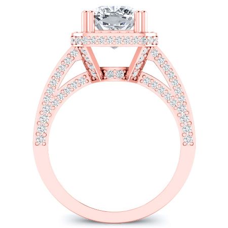 Buttercup - Cushion Moissanite Engagement Ring - BeverlyDiamonds