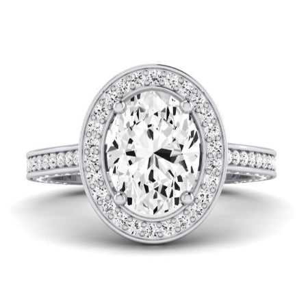 Buttercup Diamond Matching Band for Oval Center (Band Only. Engagement Ring Not Included) - BeverlyDiamonds