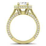 Buttercup - Emerald Diamond Bridal Set - BeverlyDiamonds