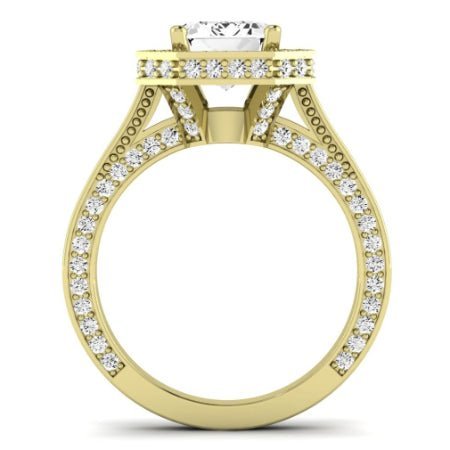 Buttercup - Emerald Diamond Bridal Set - BeverlyDiamonds