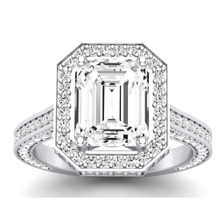 Buttercup - Emerald Lab Diamond Bridal Set (IGI Certified) - BeverlyDiamonds