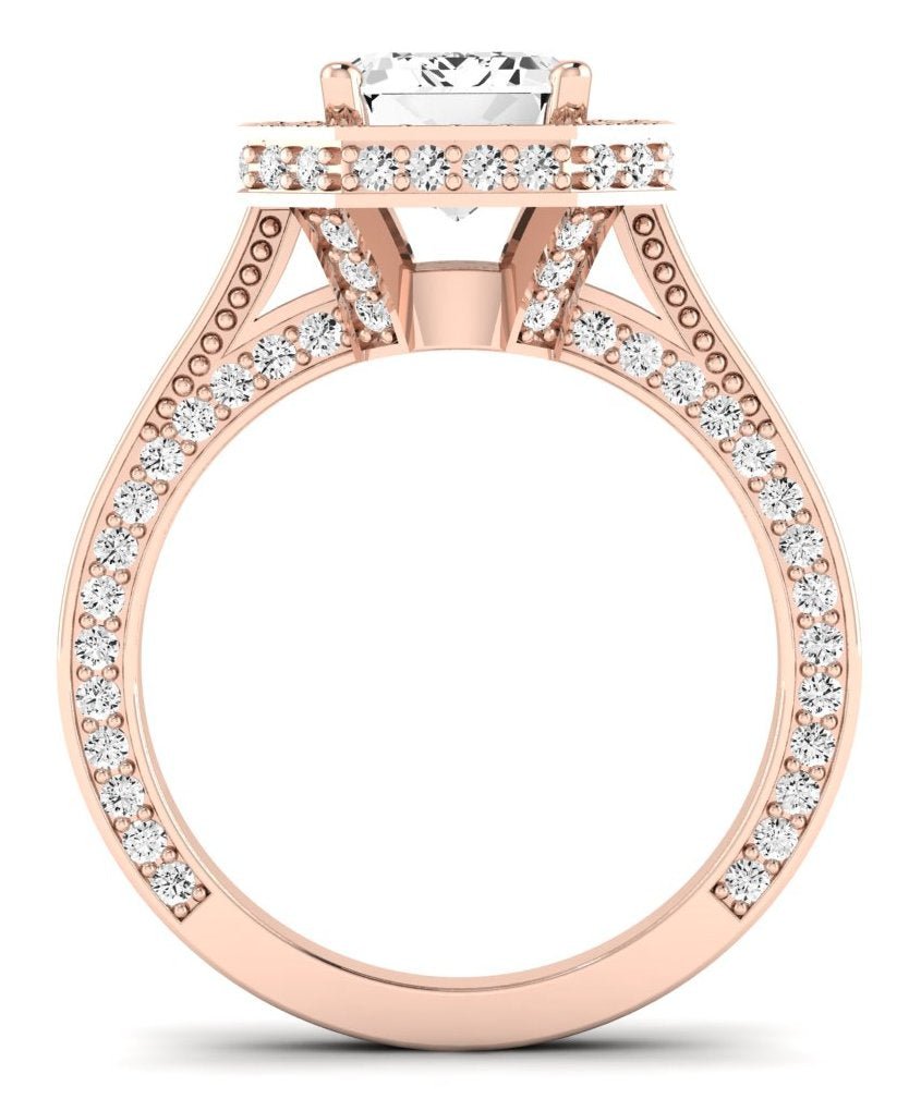 Buttercup - Emerald Lab Diamond Engagement Ring (IGI Certified) - BeverlyDiamonds