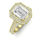 Buttercup - Emerald Lab Diamond Engagement Ring (IGI Certified) - BeverlyDiamonds