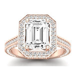 Buttercup - GIA Natural Emerald Diamond Bridal Set - BeverlyDiamonds