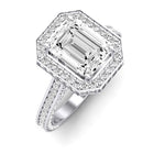 Buttercup - GIA Natural Emerald Diamond Engagement Ring - BeverlyDiamonds