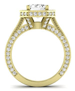 Buttercup - GIA Natural Emerald Diamond Engagement Ring - BeverlyDiamonds