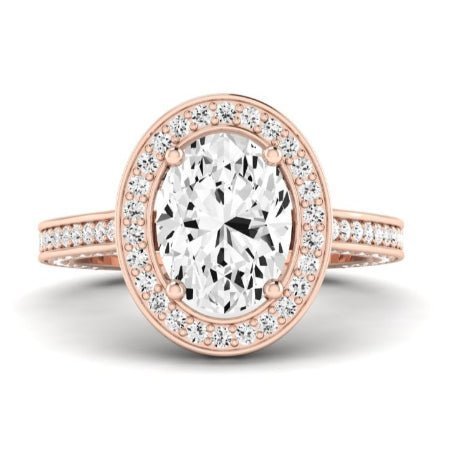 Buttercup - GIA Natural Oval Diamond Bridal Set - BeverlyDiamonds