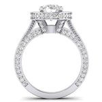 Buttercup - GIA Natural Oval Diamond Bridal Set - BeverlyDiamonds