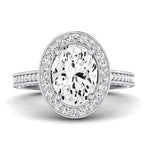 Buttercup - GIA Natural Oval Diamond Bridal Set - BeverlyDiamonds