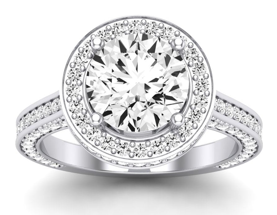 2.00 ct - Buttercup - GIA Natural Round Diamond Engagement Ring