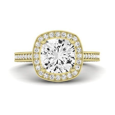 Buttercup Lab Diamond Matching Band For Cushion Center(Band Only. Engagement Ring Not Included) - BeverlyDiamonds