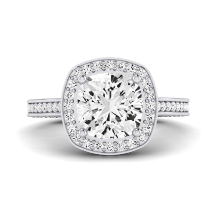 Buttercup Lab Diamond Matching Band For Cushion Center(Band Only. Engagement Ring Not Included) - BeverlyDiamonds