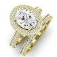 Buttercup Lab Diamond Matching Band For Oval Center(Band Only. Engagement Ring Not Included) - BeverlyDiamonds