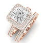 Buttercup Lab Diamond Matching Band For Princess Center(Band Only. Engagement Ring Not Included) - BeverlyDiamonds