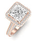 Buttercup Lab Diamond Matching Band For Princess Center(Band Only. Engagement Ring Not Included) - BeverlyDiamonds