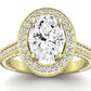 Buttercup - Oval Lab Diamond Engagement Ring (IGI Certified) - BeverlyDiamonds