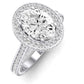 Buttercup - Oval Lab Diamond Engagement Ring (IGI Certified) - BeverlyDiamonds