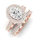 Buttercup - Oval Moissanite Bridal Set - BeverlyDiamonds