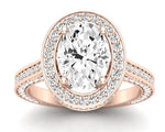 Buttercup - Oval Moissanite Engagement Ring - BeverlyDiamonds
