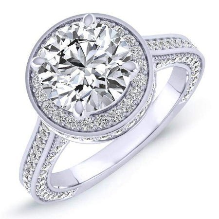 Buttercup - Round Diamond Engagement Ring - BeverlyDiamonds