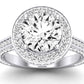 Buttercup - Round Lab Diamond Engagement Ring (IGI Certified) - BeverlyDiamonds