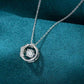 Caira Moissanite Necklace whitegold