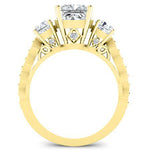 Calix Princess Diamond Engagement Ring (Lab Grown Igi Cert) yellowgold