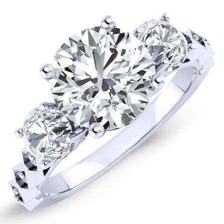 5.00 ct - Calix - Round Lab Diamond Engagement Ring (IGI Certified)