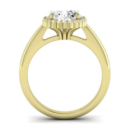 Callalily Oval Diamond Bridal Set (Lab Grown Igi Cert) yellowgold