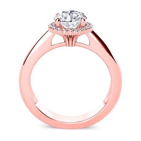 Callalily Round Diamond Bridal Set (Lab Grown Igi Cert) rosegold